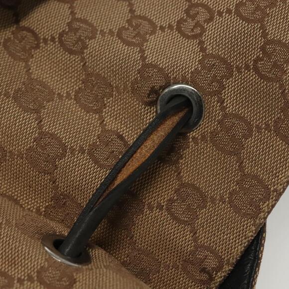 GUCCI GG Canvas Shoulder Bag Beige Gold 001 001 - Picture 8 of 16